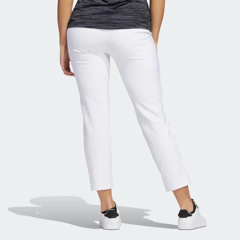 Adidas Ladies Pull-On ankle trousers white