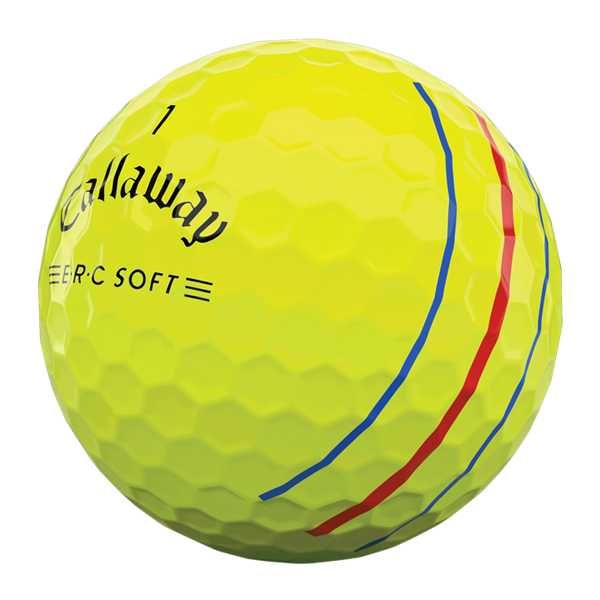 Callaway ERC Soft Triple Track Golf Balls Yellow
