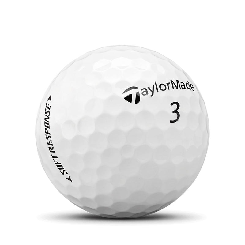 TaylorMade soft responds white balls