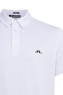J.Lindeberg Spiral regular fit polo white