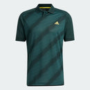 Adidas Mens Storm print polo green