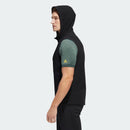 Adidas mens hooded vest black