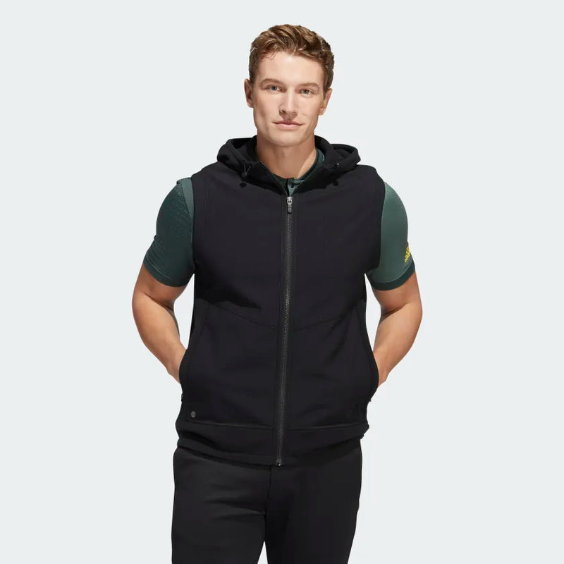 Adidas Mens hooded vest black