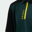 Adidas Boys  Zip Polo green