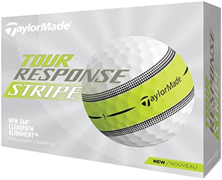 TaylorMade tour response stripe balls