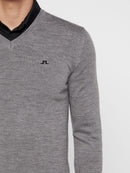 J.Lindeberg Lymann knitted sweater grey