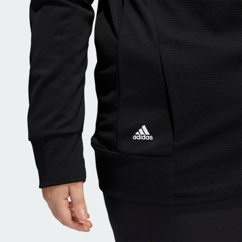Adidas ladies plus size jacket black