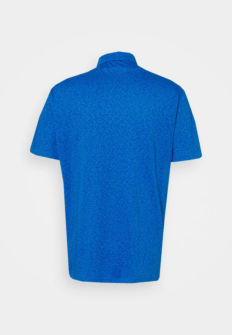 Adidas Blue Abstract polo