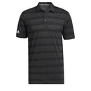 Adidas 2 Colour stripe polo black