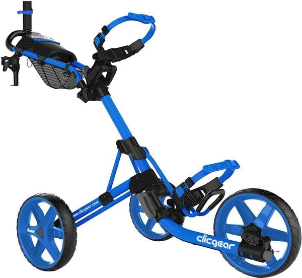 Clicgear 4.0 3 Wheel Push Trolley Blue